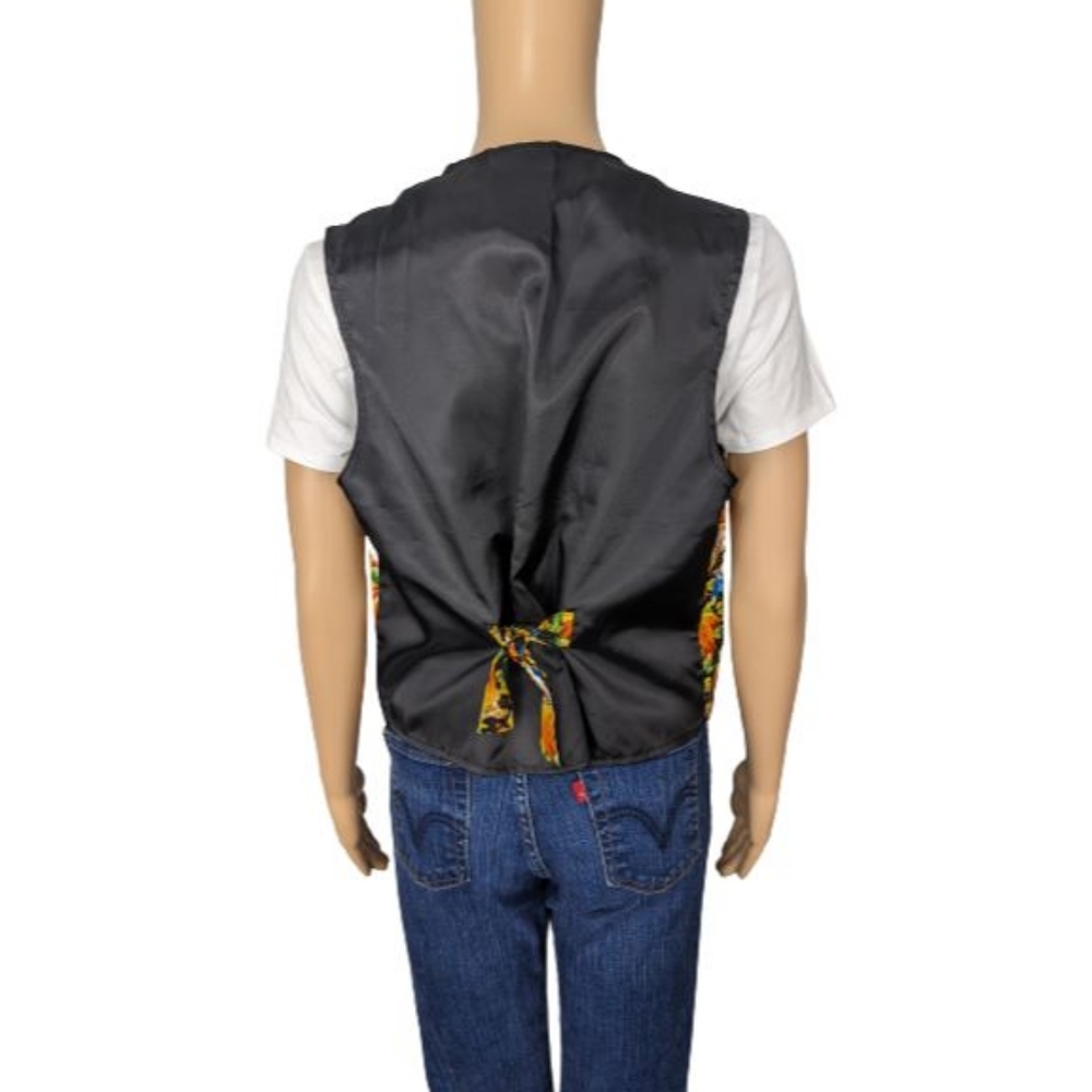 Basic Editions Halloween Pumpkins And Bears Vest M - image 6